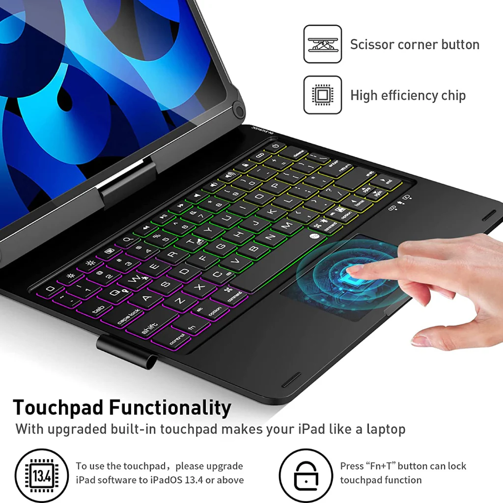 TECPHILE - F109ATS Keyboard Case for iPad - Image 3
