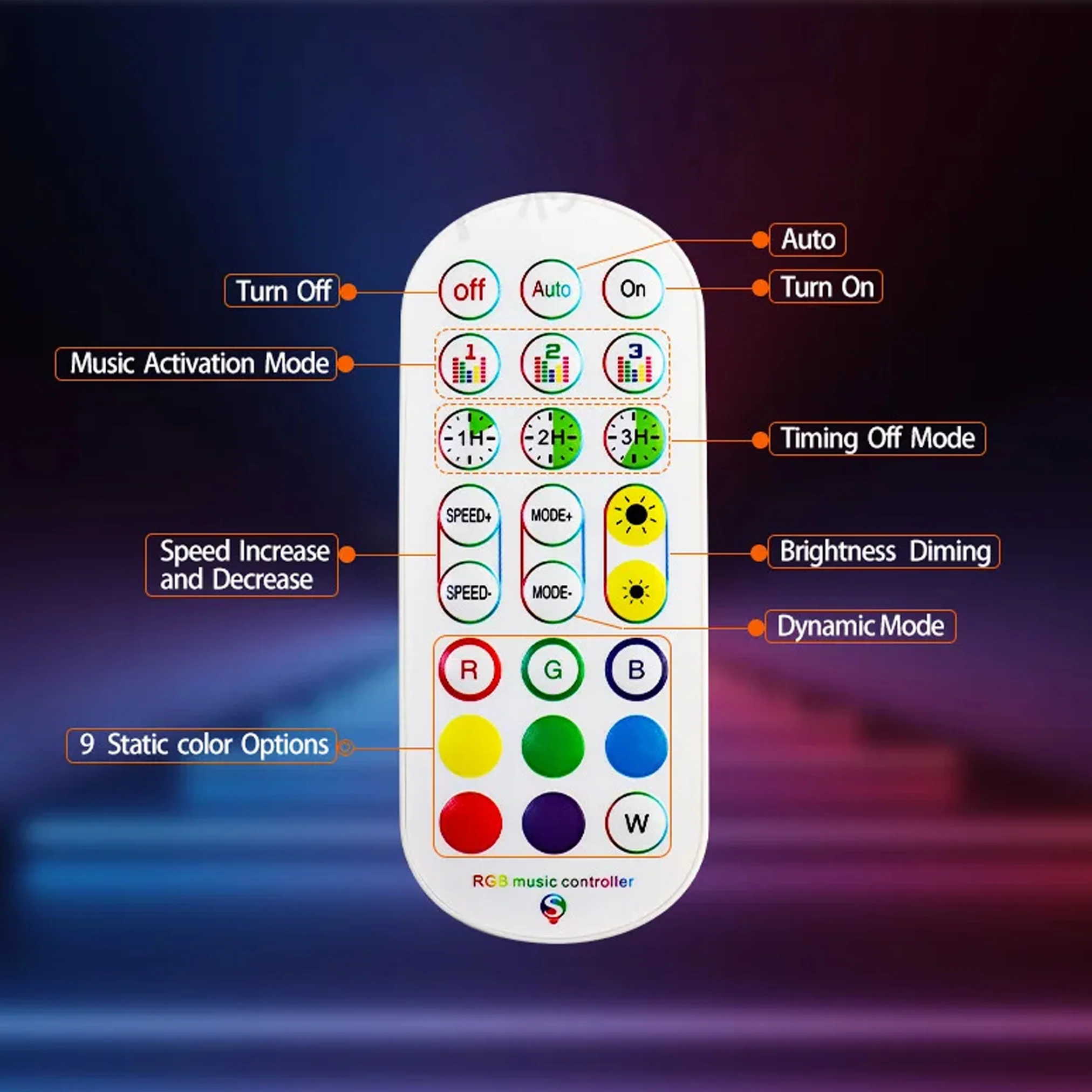 TECPHILE Firework LED Strip Light, App & Remote Control, Music Sync - Image 11