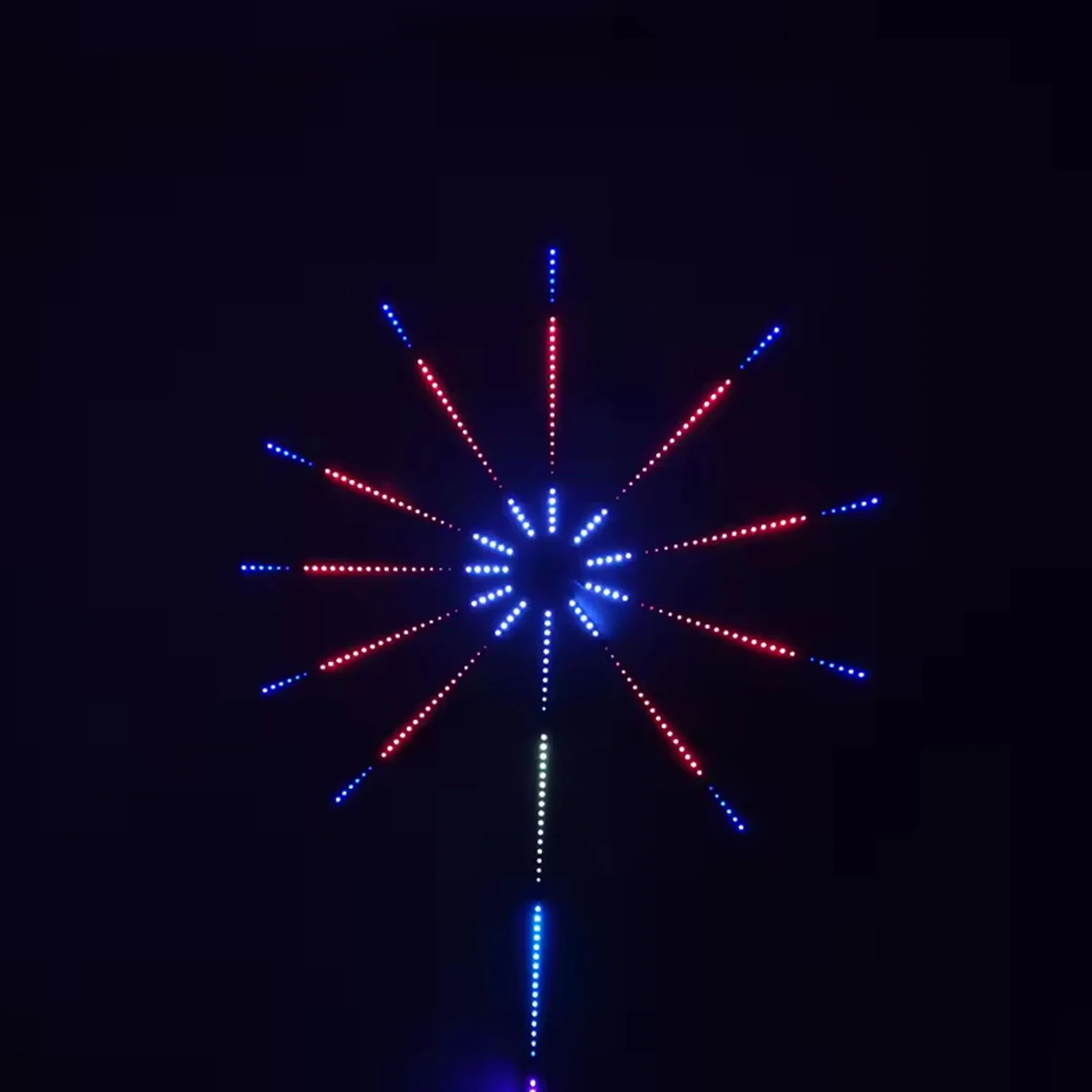 TECPHILE Firework LED Strip Light, App & Remote Control, Music Sync - Image 4