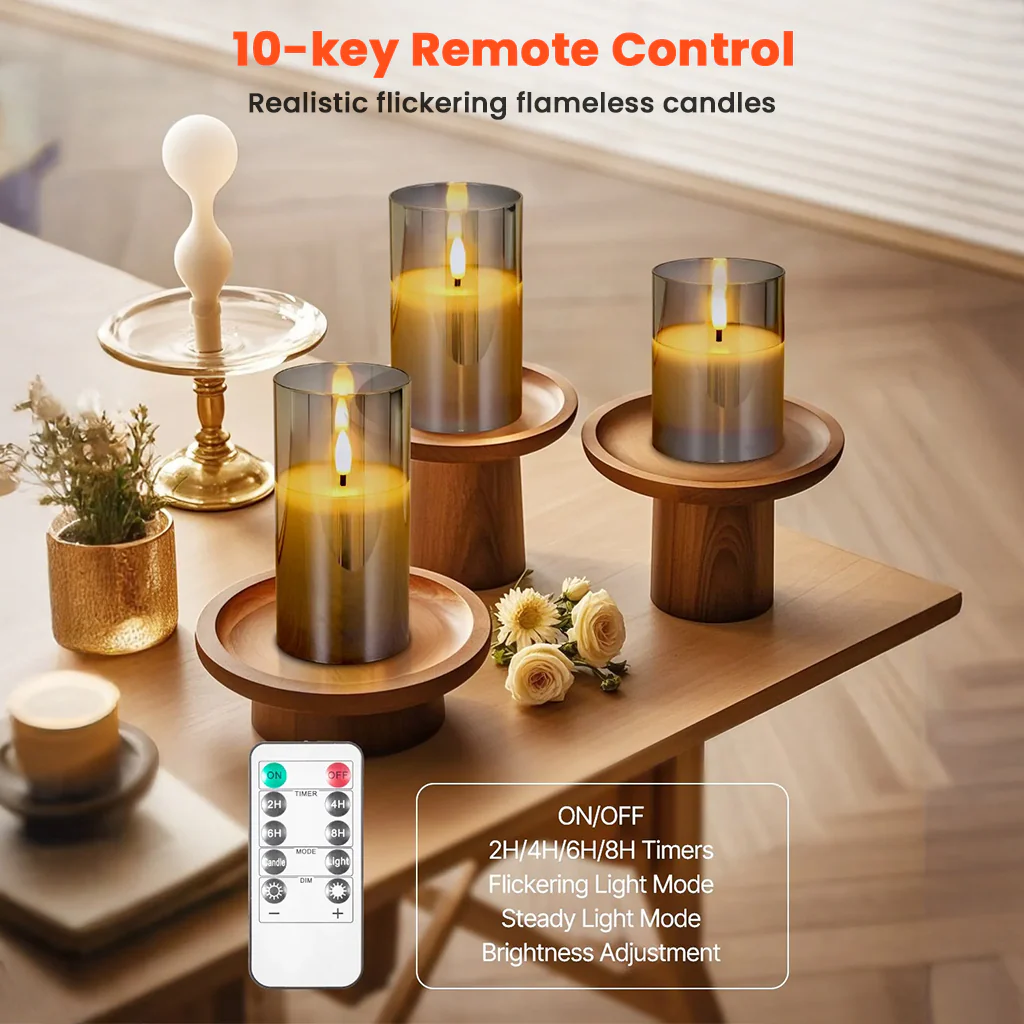 TECPHILE - Flameless LED Smart Candle Lights - Image 2