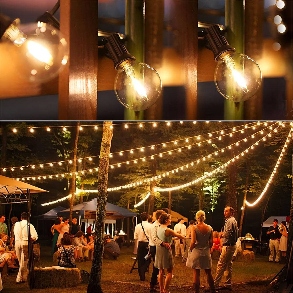TECPHILE - G40 Outdoor String Lights Waterproof & Shatterproof Bulbs - Image 12