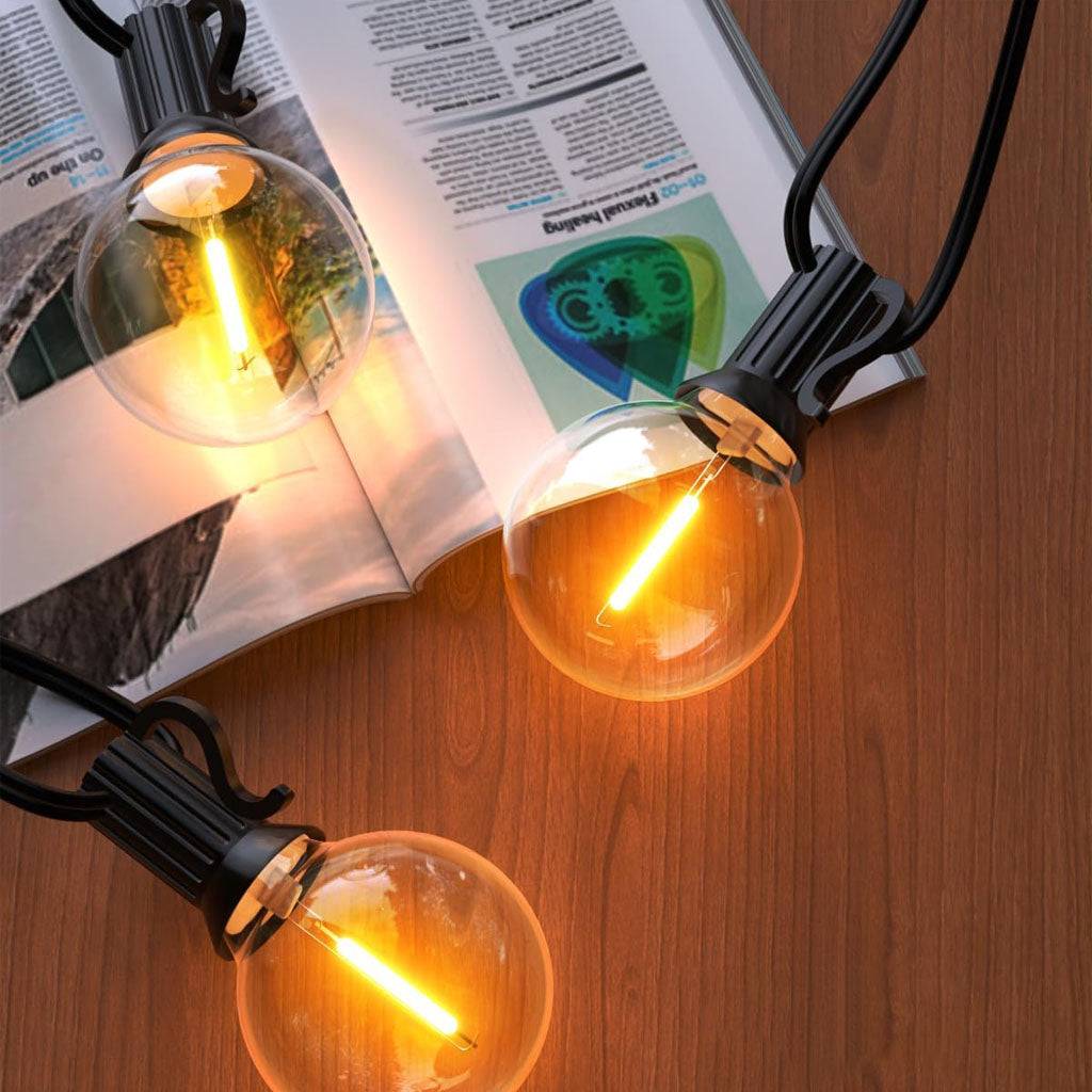 TECPHILE - G40 Outdoor String Lights Waterproof & Shatterproof Bulbs - Image 13