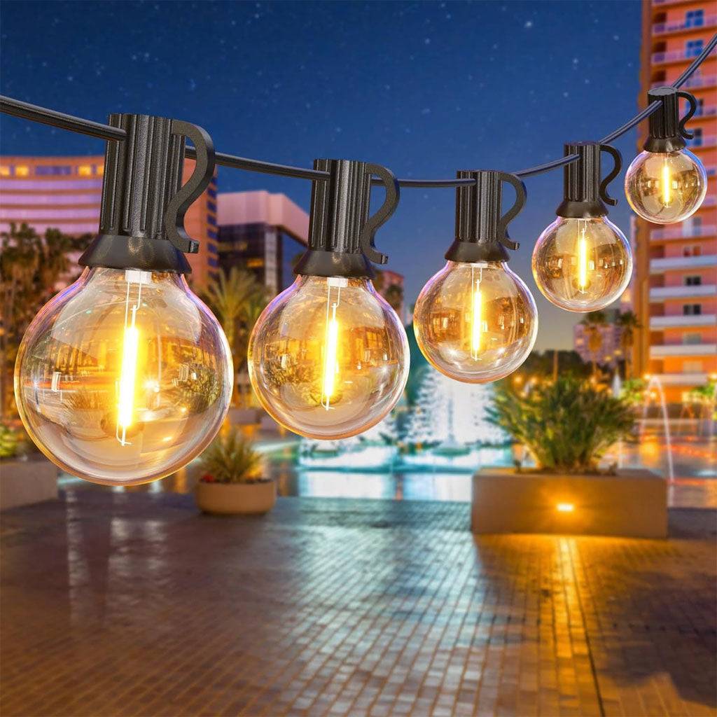 TECPHILE - G40 Outdoor String Lights Waterproof & Shatterproof Bulbs - Image 4