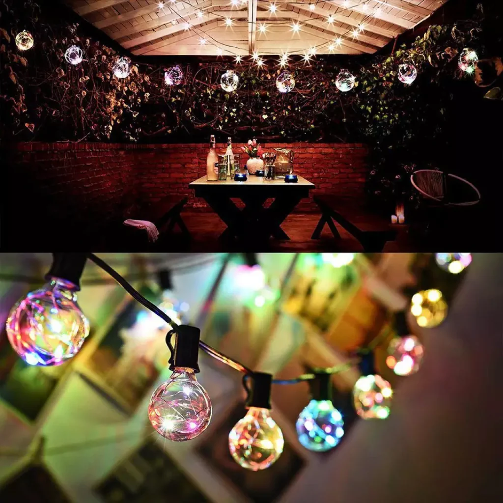 TECPHILE - G45-B RGBW LED String Light Bulbs - Image 2