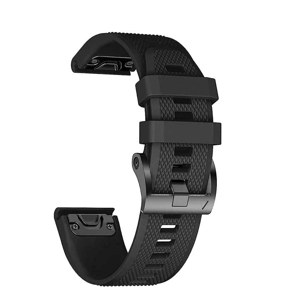 TECPHILE Garmin Fenix 5 Quick Fit 22mm Silicone Watch Strap - Image 22