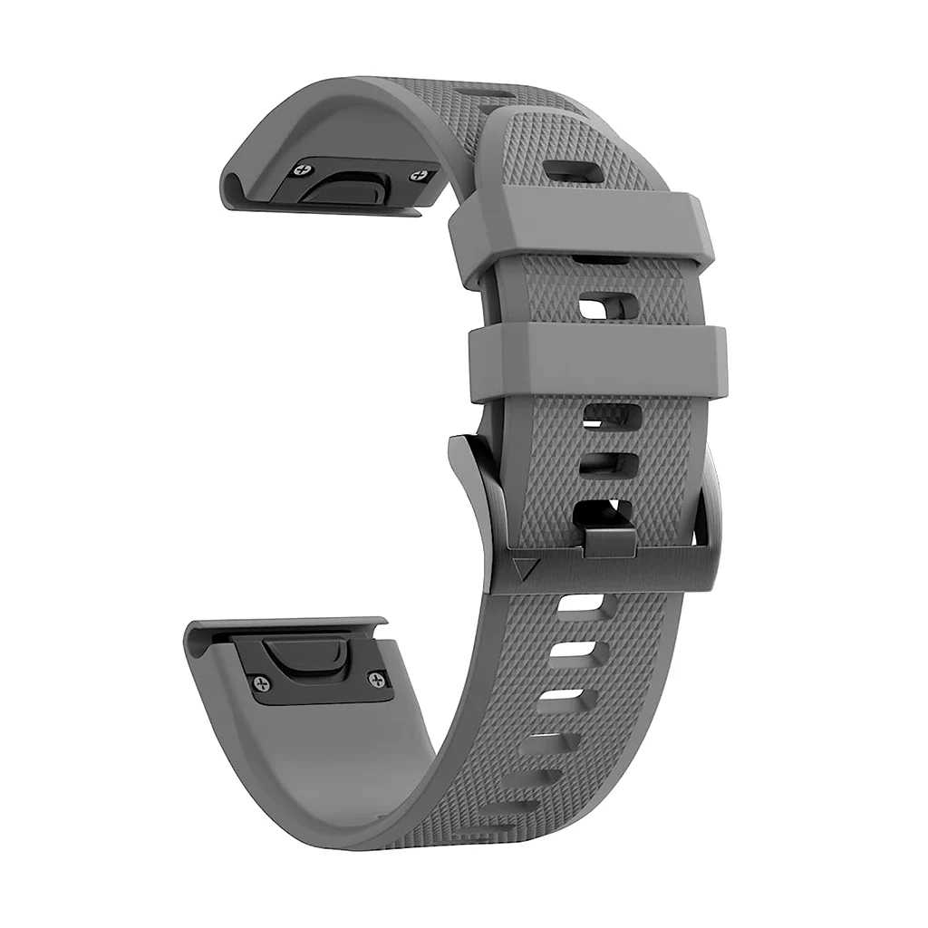 TECPHILE Garmin Fenix 5 Quick Fit 22mm Silicone Watch Strap - Image 23