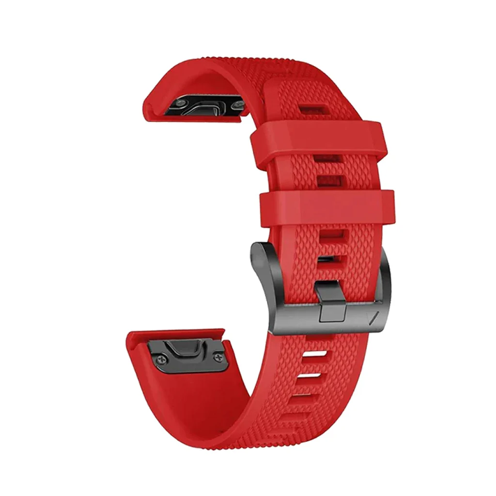 TECPHILE Garmin Fenix 5 Quick Fit 22mm Silicone Watch Strap - Image 24