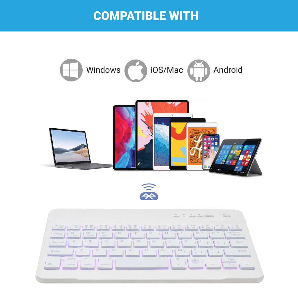 TECPHILE - HB028D Wireless Keyboard - Image 12