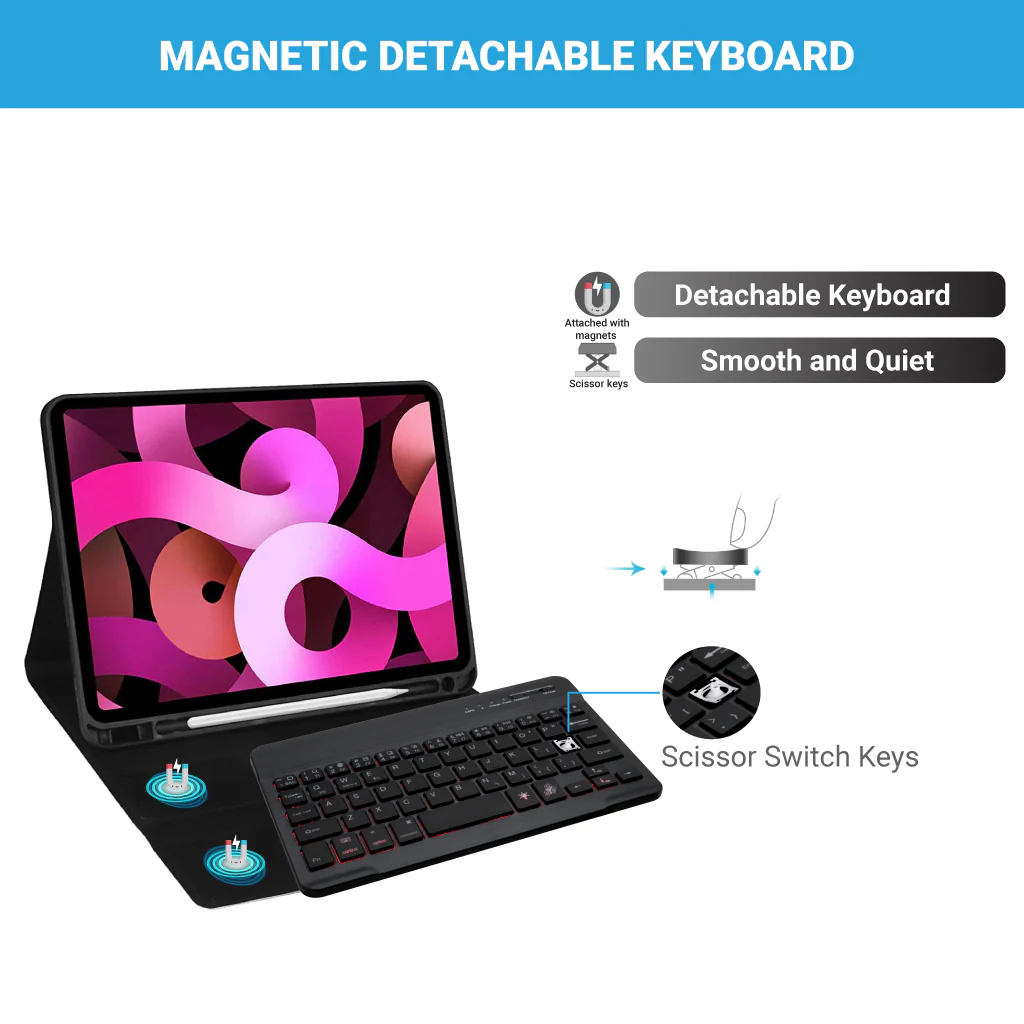 TECPHILE - HB028D Wireless Keyboard - Image 3