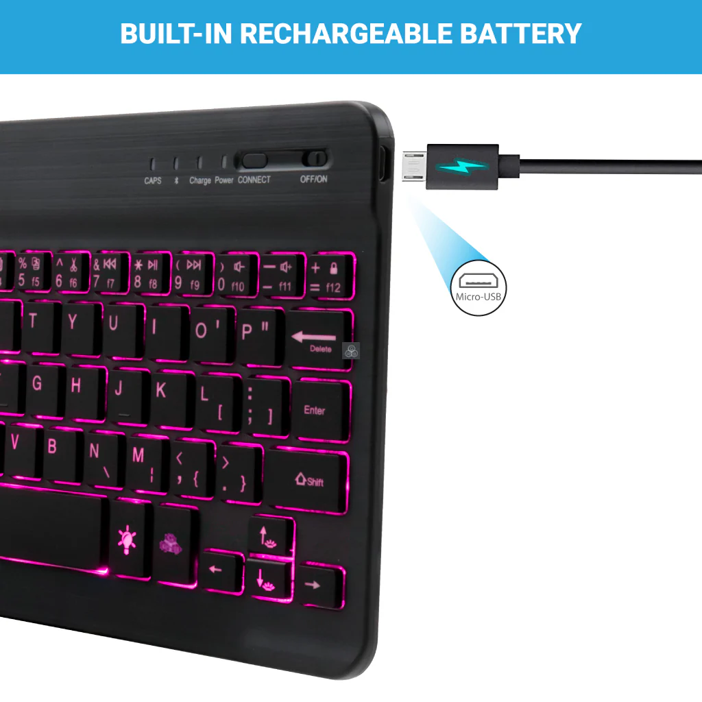 TECPHILE - HB028D Wireless Keyboard - Image 5
