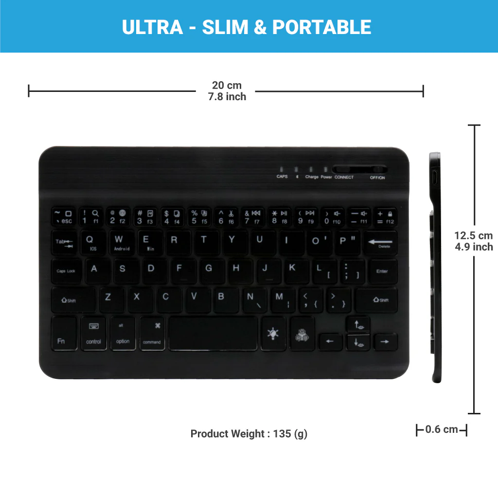 TECPHILE - HB028D Wireless Keyboard - Image 6