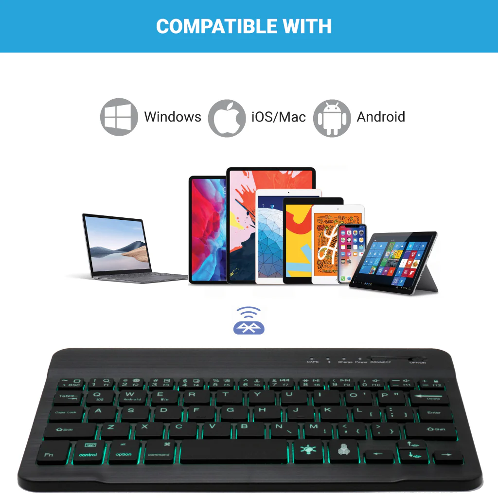 TECPHILE - HB028D Wireless Keyboard - Image 7