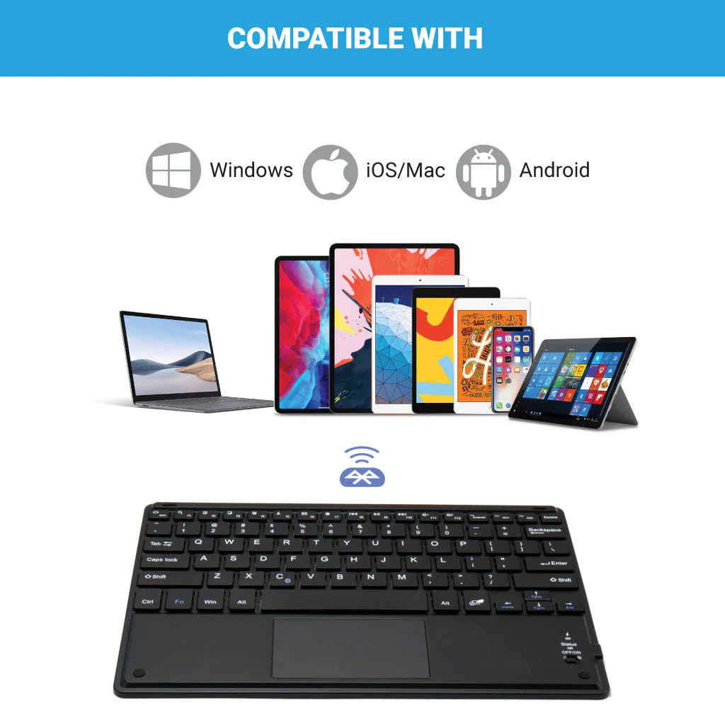 TECPHILE - HB092C Wireless Keyboard - Image 6