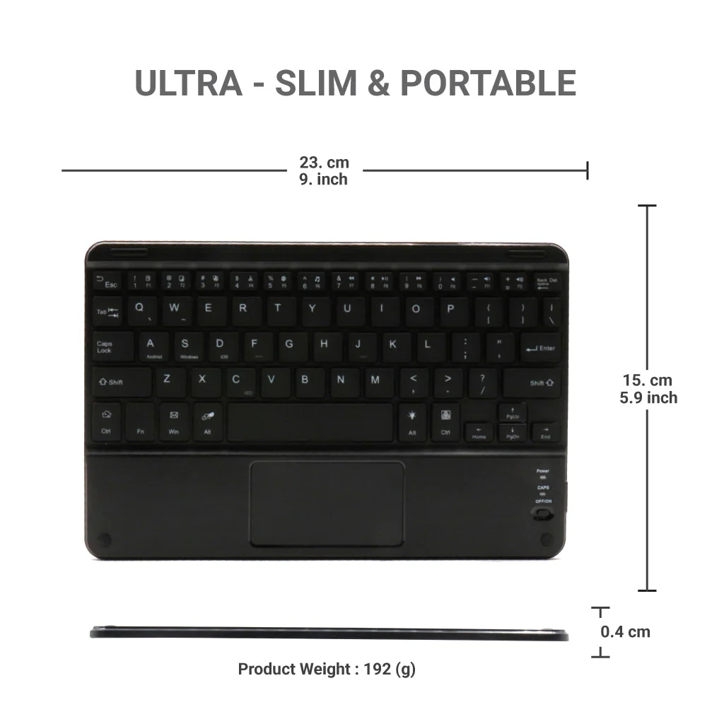TECPHILE - HB119D Wireless Keyboard - Image 7