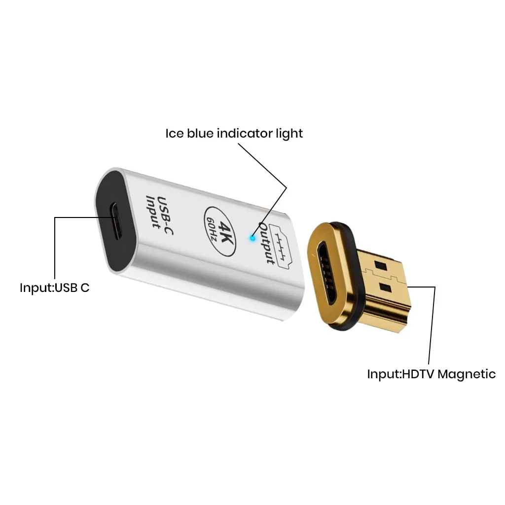TECPHILE HDMI to Type-C Portable Converter Adapter - Image 5
