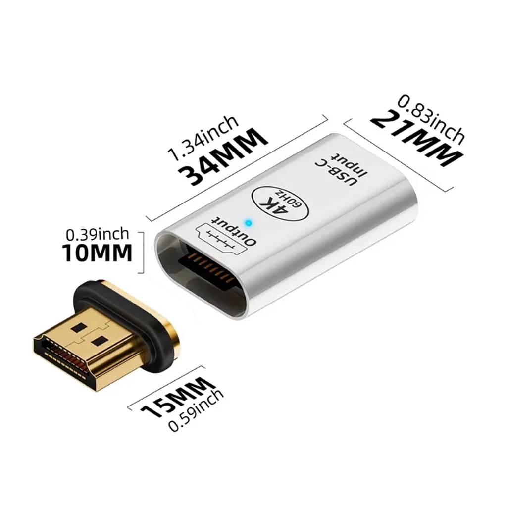 TECPHILE HDMI to Type-C Portable Converter Adapter - Image 7
