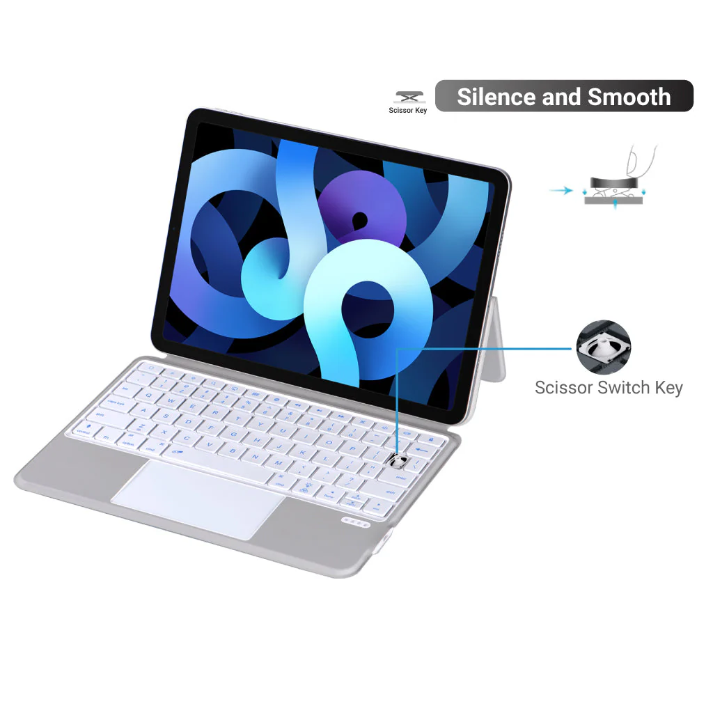 TECPHILE - J3125-6D Wireless Keyboard Case for iPad Air(Demo Unit) - Image 15