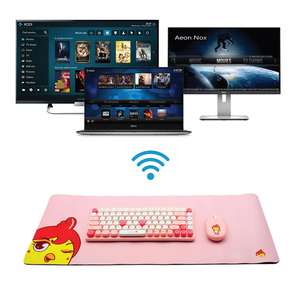 TECPHILE - J7 Wireless keyboard & Mouse Set
