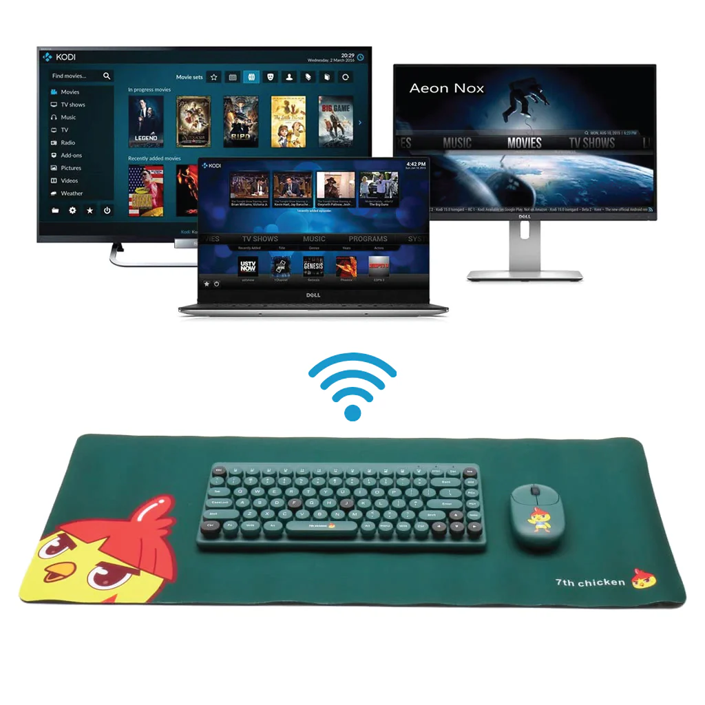 TECPHILE - J7 Wireless keyboard & Mouse Set - Image 22