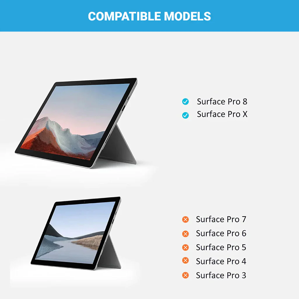 TECPHILE - K17 Pro Wireless Magnetic Keyboard for Surface Pro 11/X/9/8 - Image 4