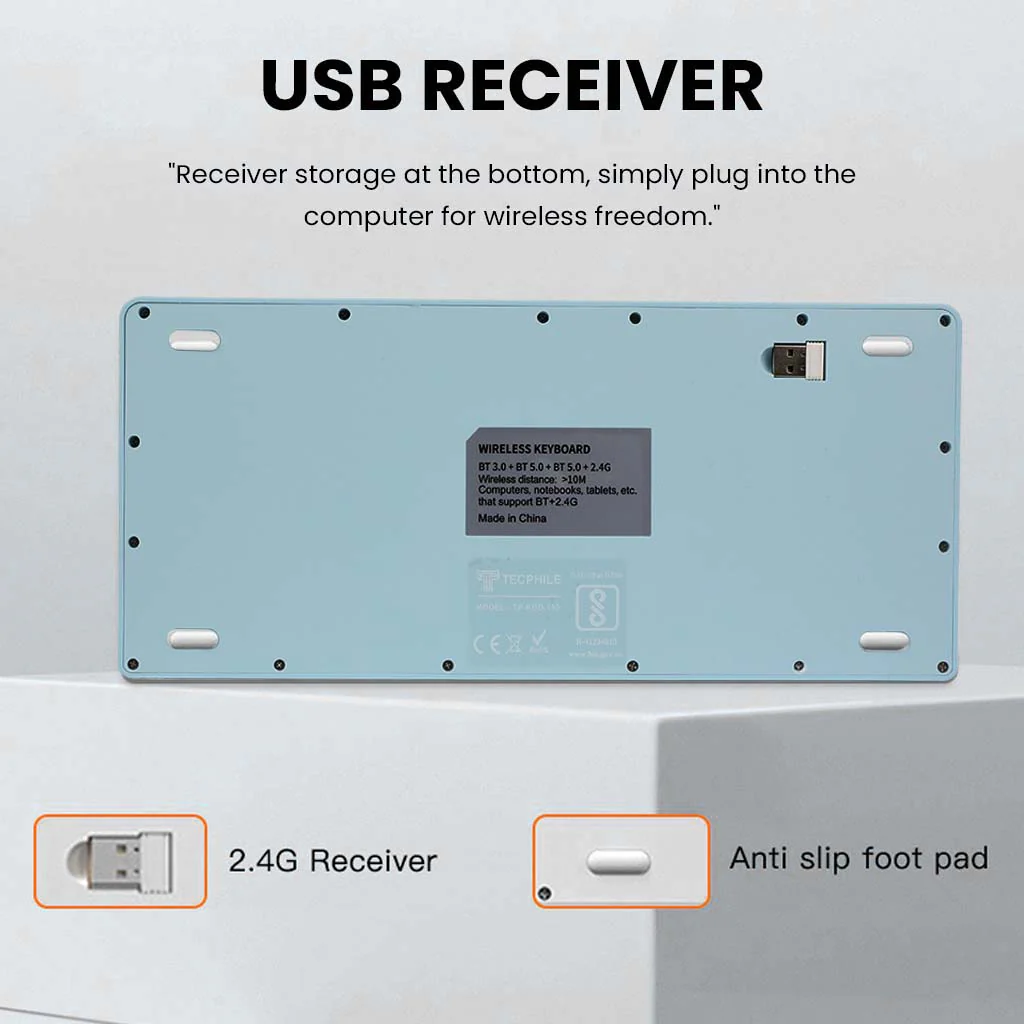 KB2858 - Multi-Device Wireless Keyboard and Mouse Combo - Image 19