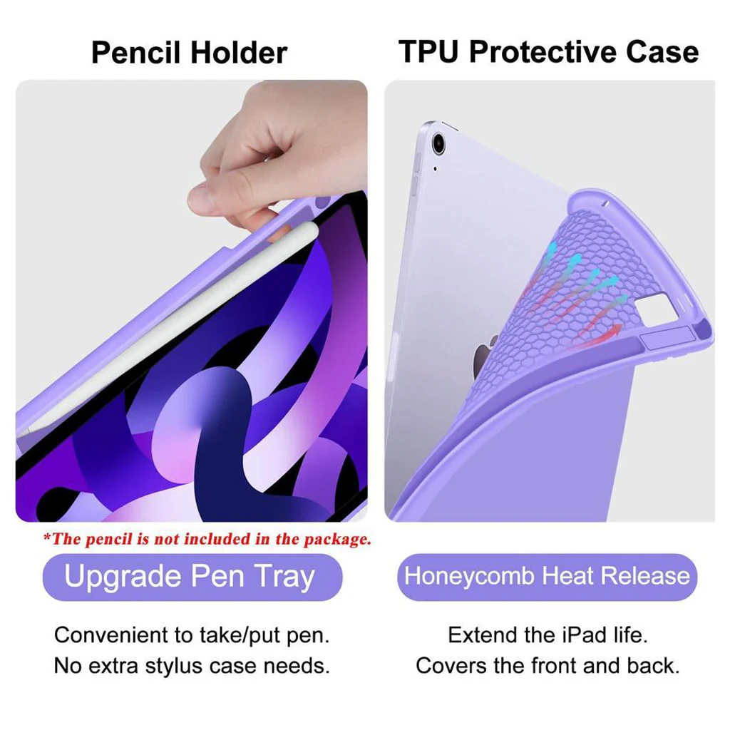 HD209T iPad 10th Gen Keyboard Case 360° Rotating & Transparent - Image 23
