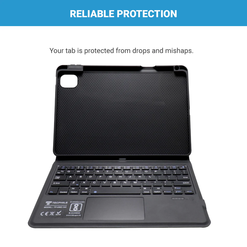 TECPHILE - keyboard Case for Xiaomi Pad 5/5 Pro - Image 3
