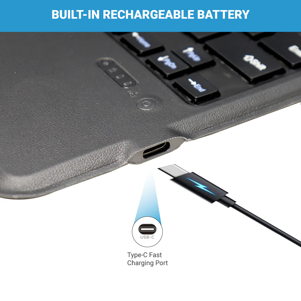 TECPHILE - keyboard Case for Xiaomi Pad 5/5 Pro - Image 5