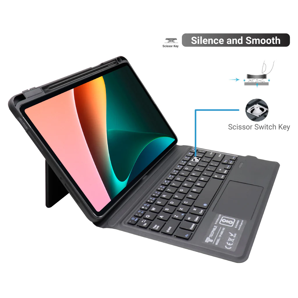 TECPHILE - keyboard Case for Xiaomi Pad 5/5 Pro - Image 6