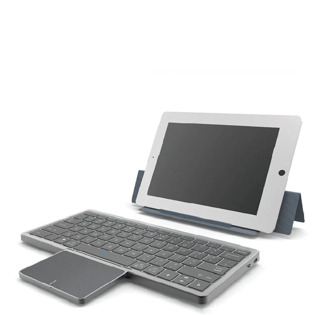 TECPHILE - KF8700 Wireless Keyboard with Foldable Case - Image 10