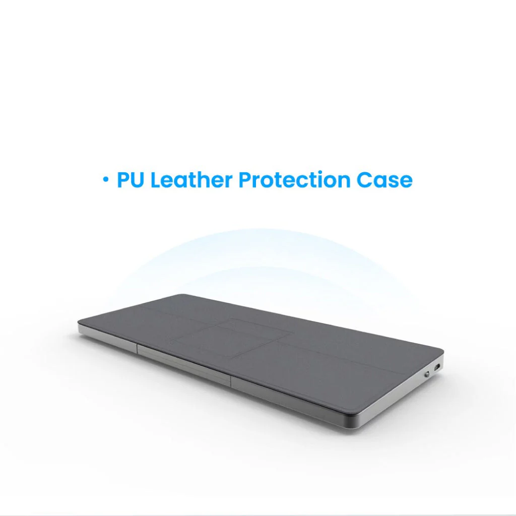 TECPHILE - KF8700 Wireless Keyboard with Foldable Case - Image 6