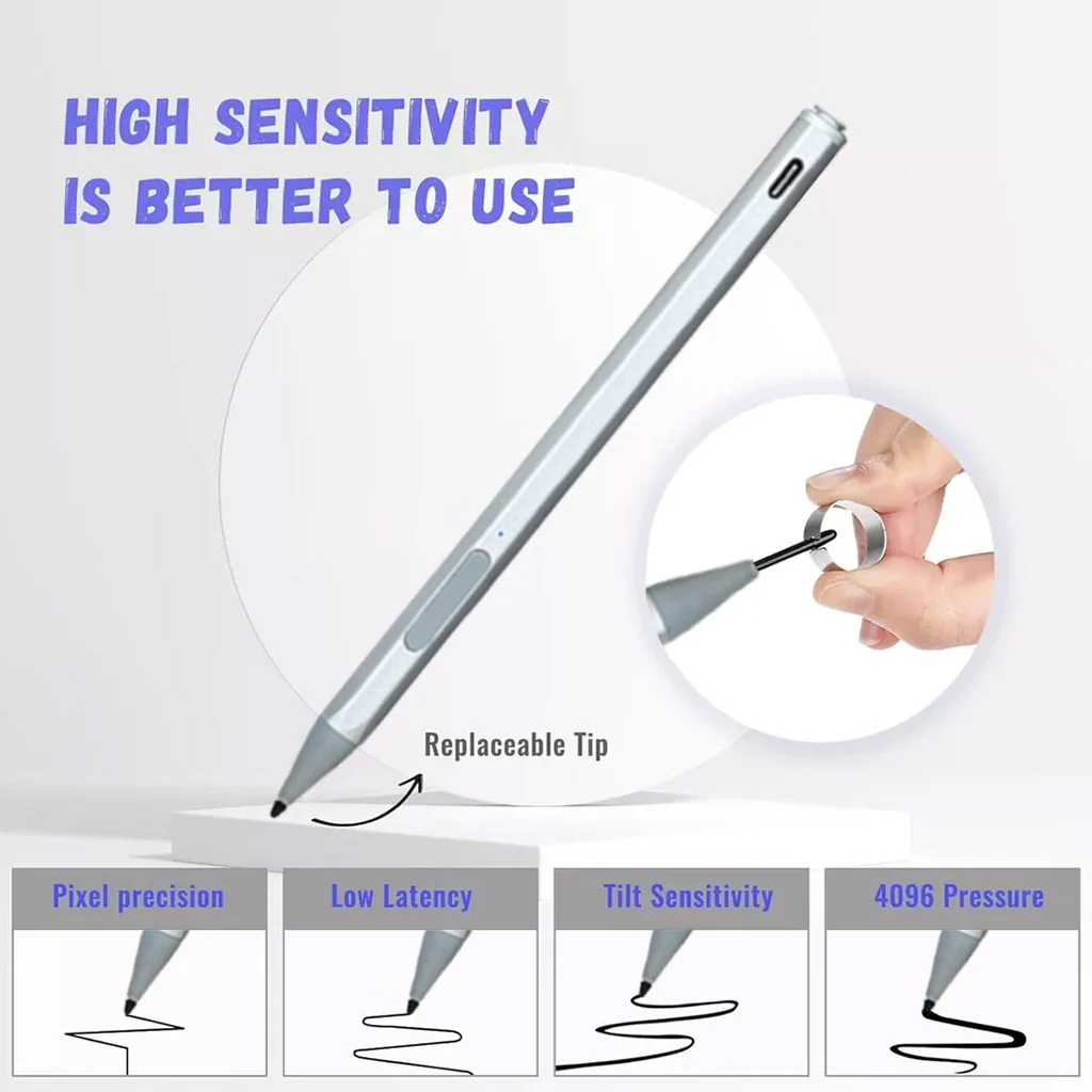 TECPHILE - Surface Pencil Tips for Microsoft Surface Stylus Pen - Image 4