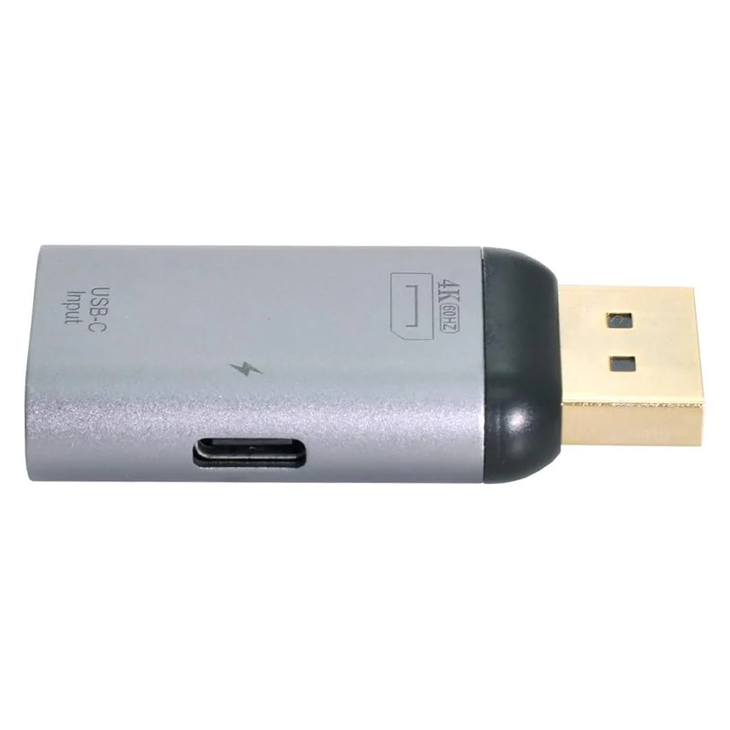 TECPHILE DisplayPort/Mini DP USB C 4K60Hz 100W Converter - Image 4