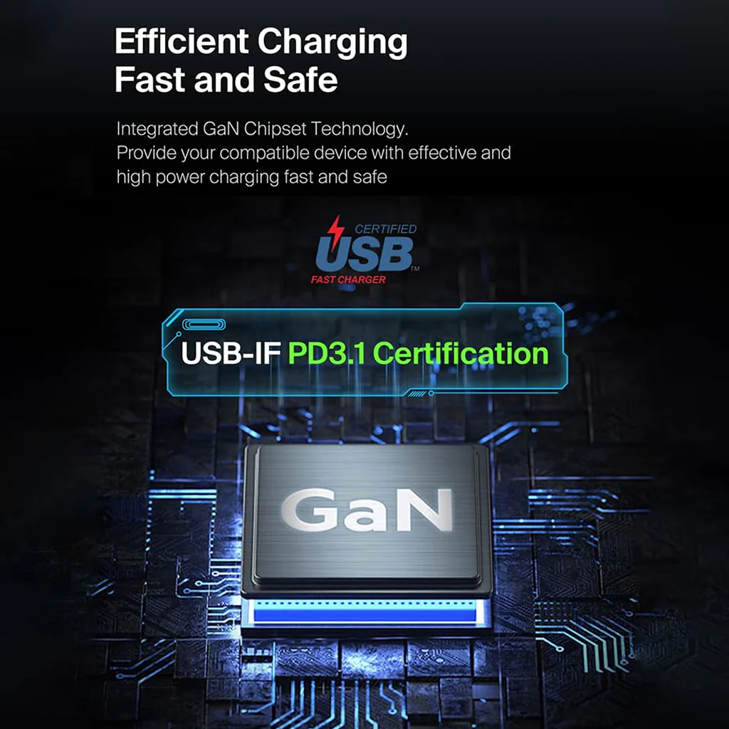 TECPHILE - A2204 Multi-Port 140W GaN Charger - Image 5