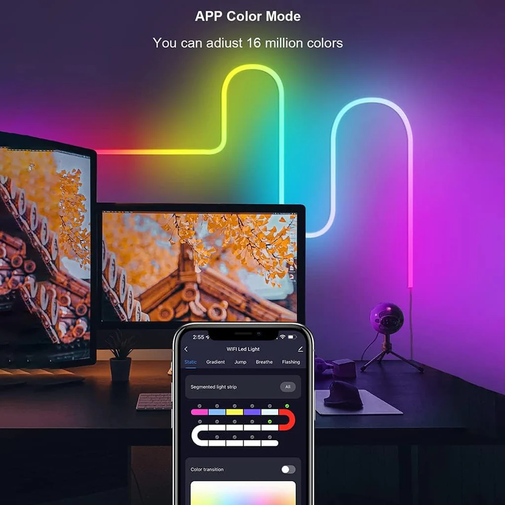TECPHILE - Neon RGB Rope Light LED - Image 5