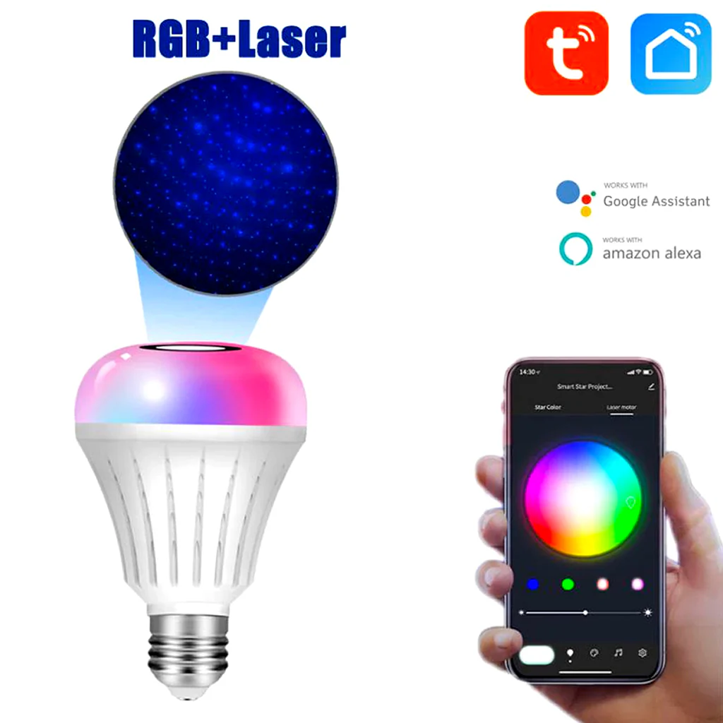TECPHILE - NX SK27 RGB Smart Star Light Led Bulb - Image 11
