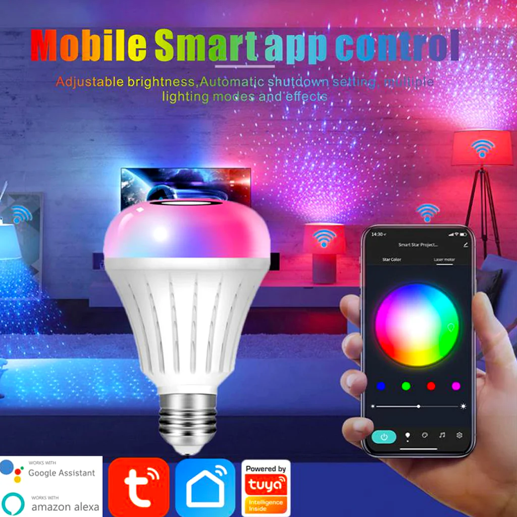 TECPHILE - NX SK27 RGB Smart Star Light Led Bulb - Image 3
