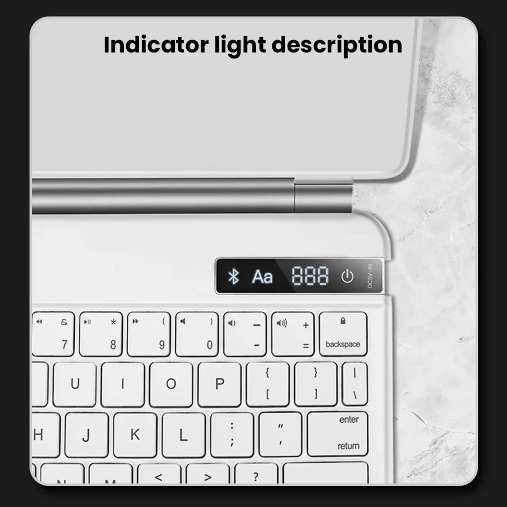 TECPHILE - P109 Magic keyboard Case for iPad - Image 11