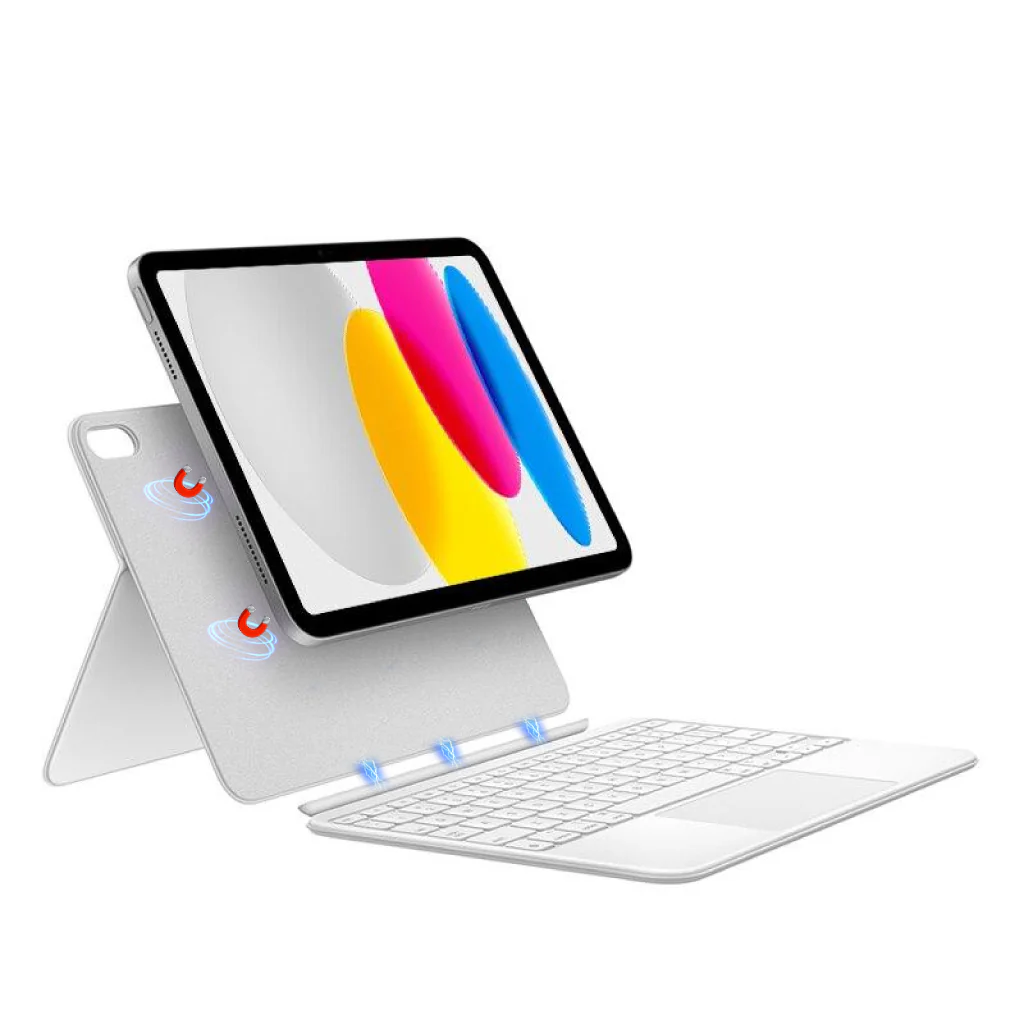 TECPHILE - P109 Magnetic Wireless Keyboard Case for iPad - Image 2