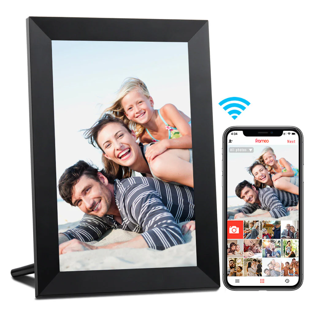 TECPHILE - Portrait 9 inch Smart WiFi Photo Frame