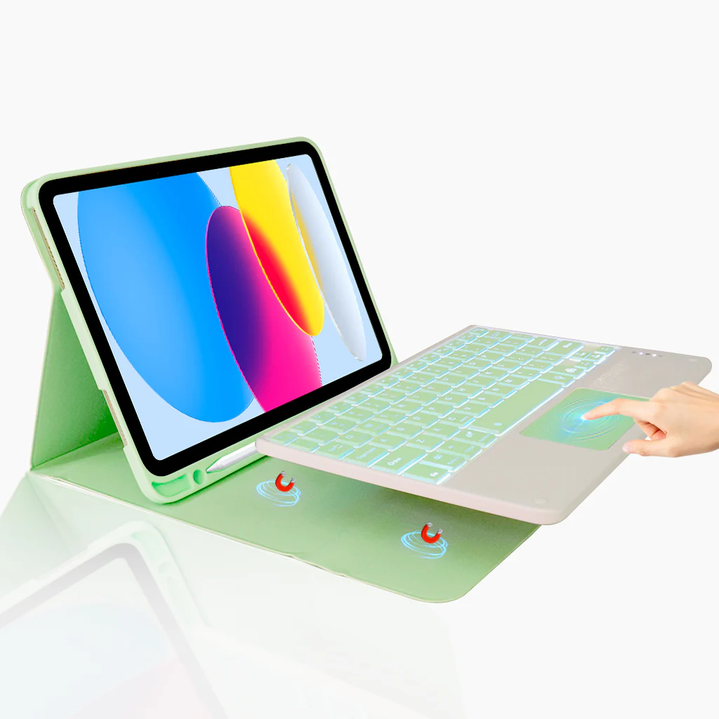 TECPHILE - PS209T Wireless Keyboard Case for iPad