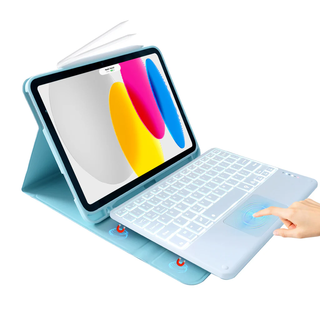 TECPHILE - PS209T Wireless Keyboard Case for iPad - Image 20
