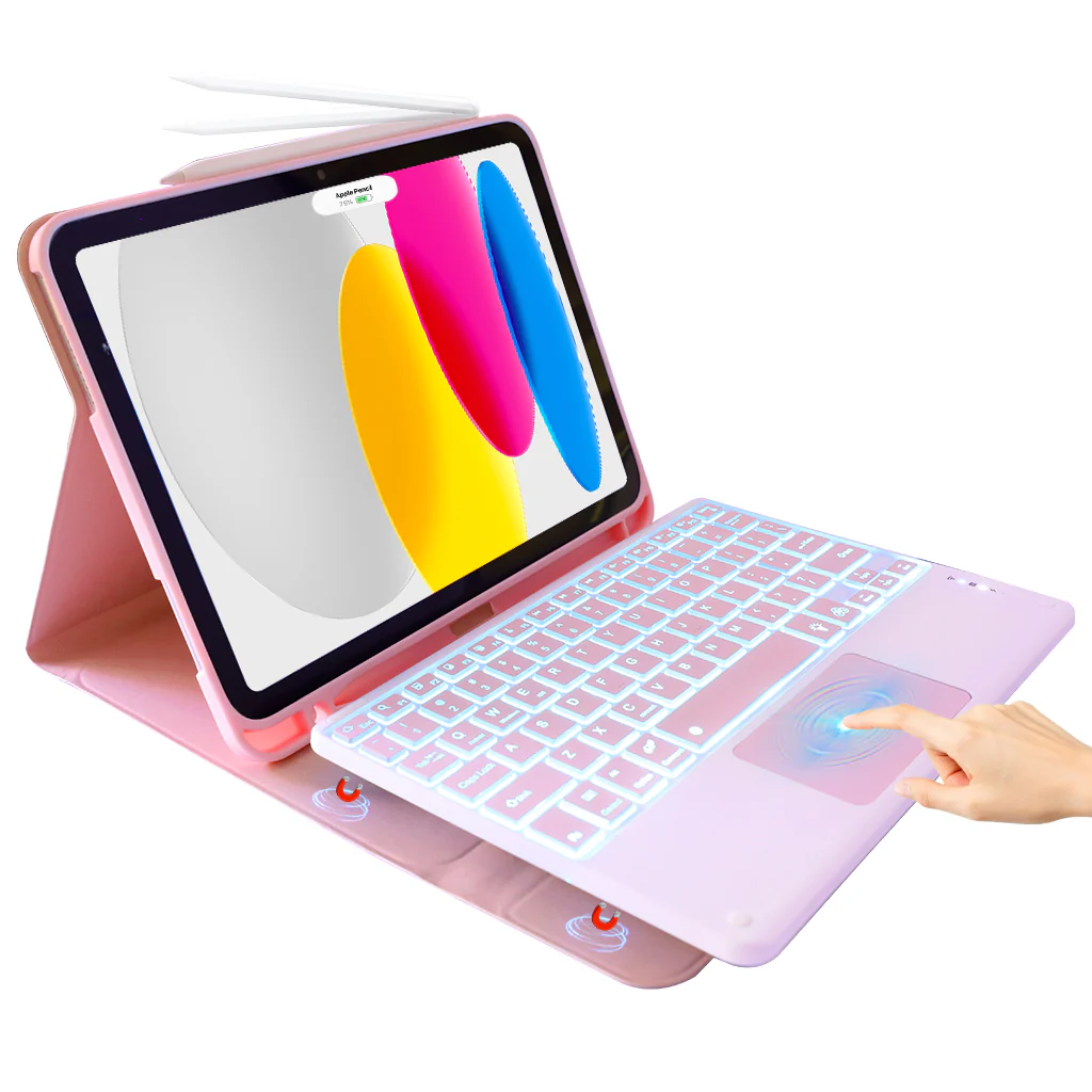 TECPHILE - PS209T Wireless Keyboard Case for iPad - Image 30