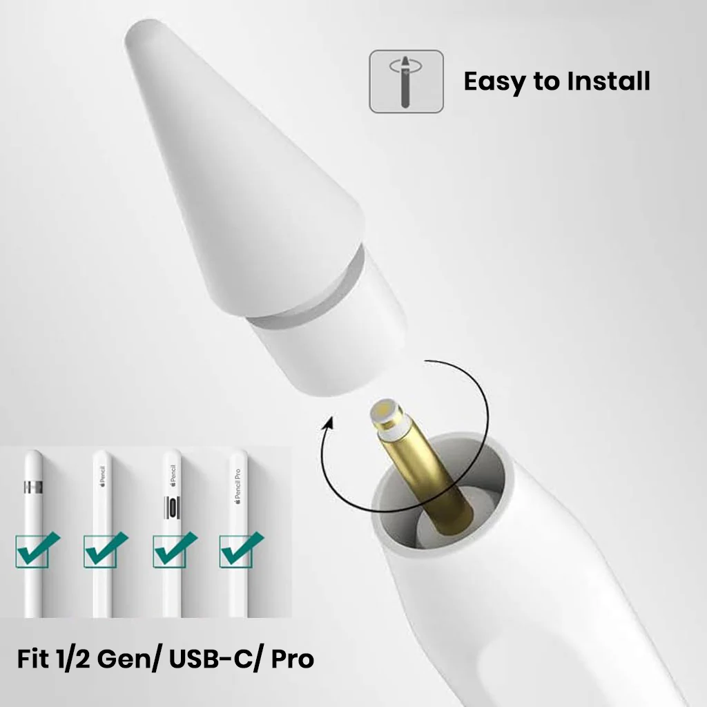 TECPHILE - Replacement Nibs for Apple Pencil Tips - Image 2