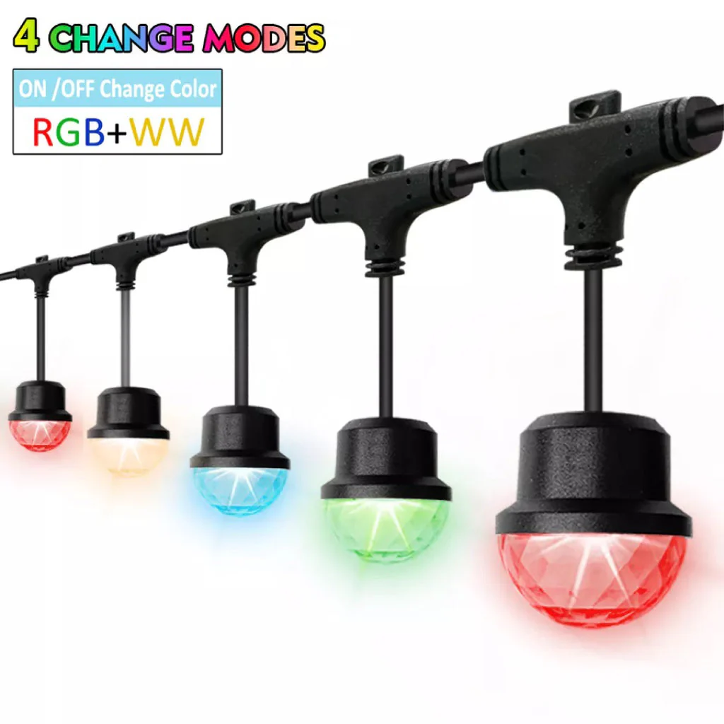 TECPHILE - RGB+WW LED String Light Bulb - Image 2