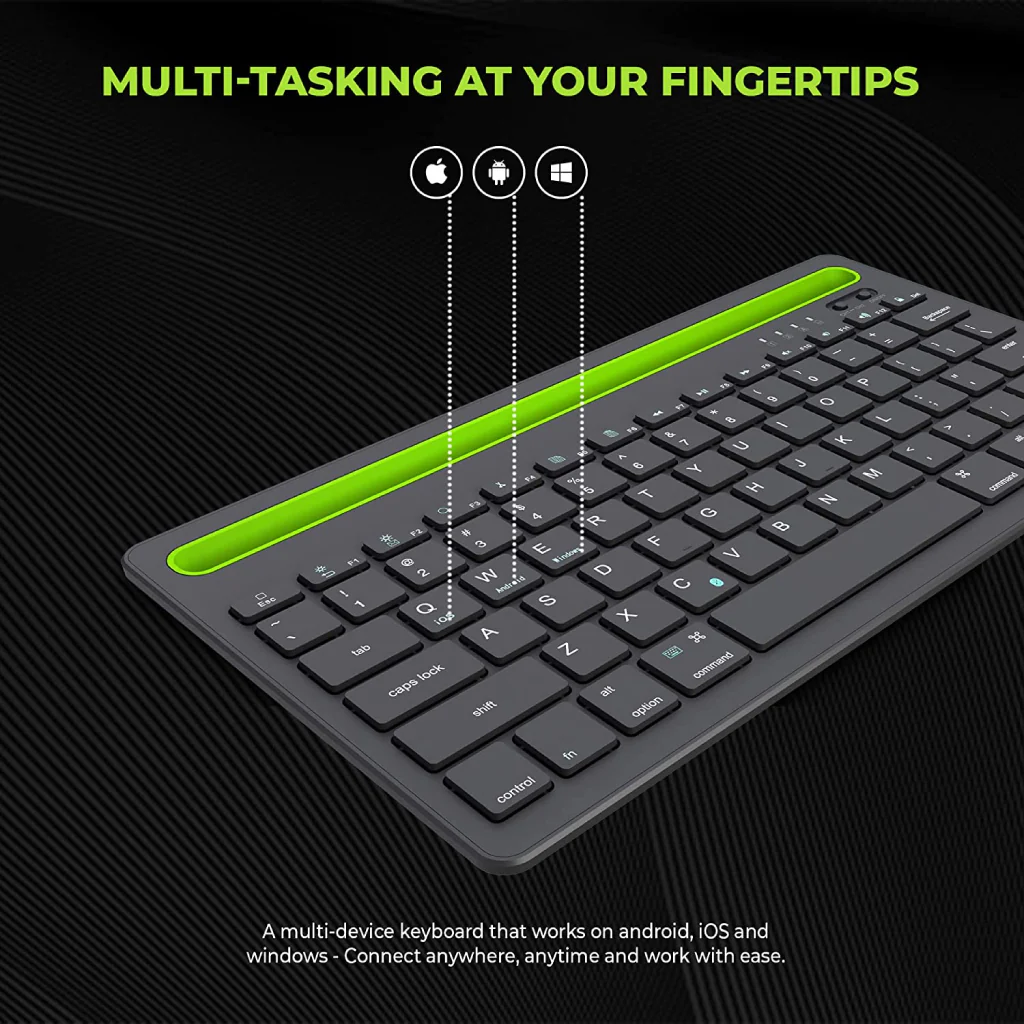 TECPHILE - RK908 Wireless Muti-device Keyboard - Image 11
