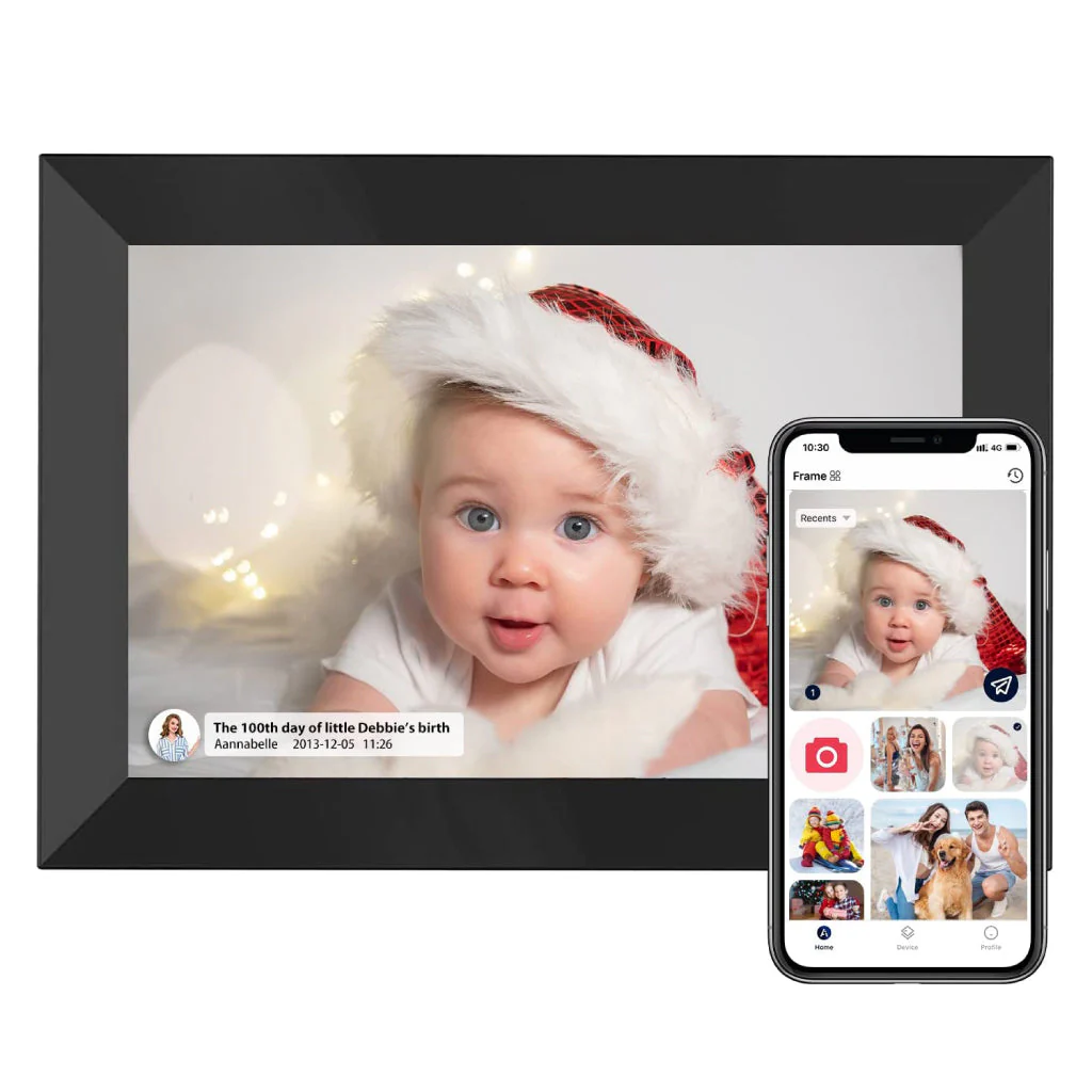 TECPHILE - Scene 8 inch Smart WiFi Photo Frame