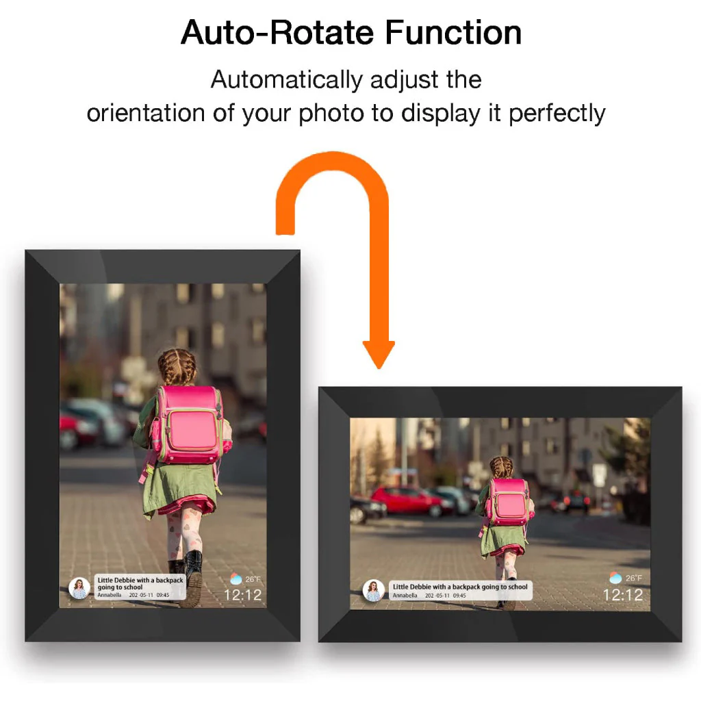 TECPHILE - Scene 8 inch Smart WiFi Photo Frame - Image 3