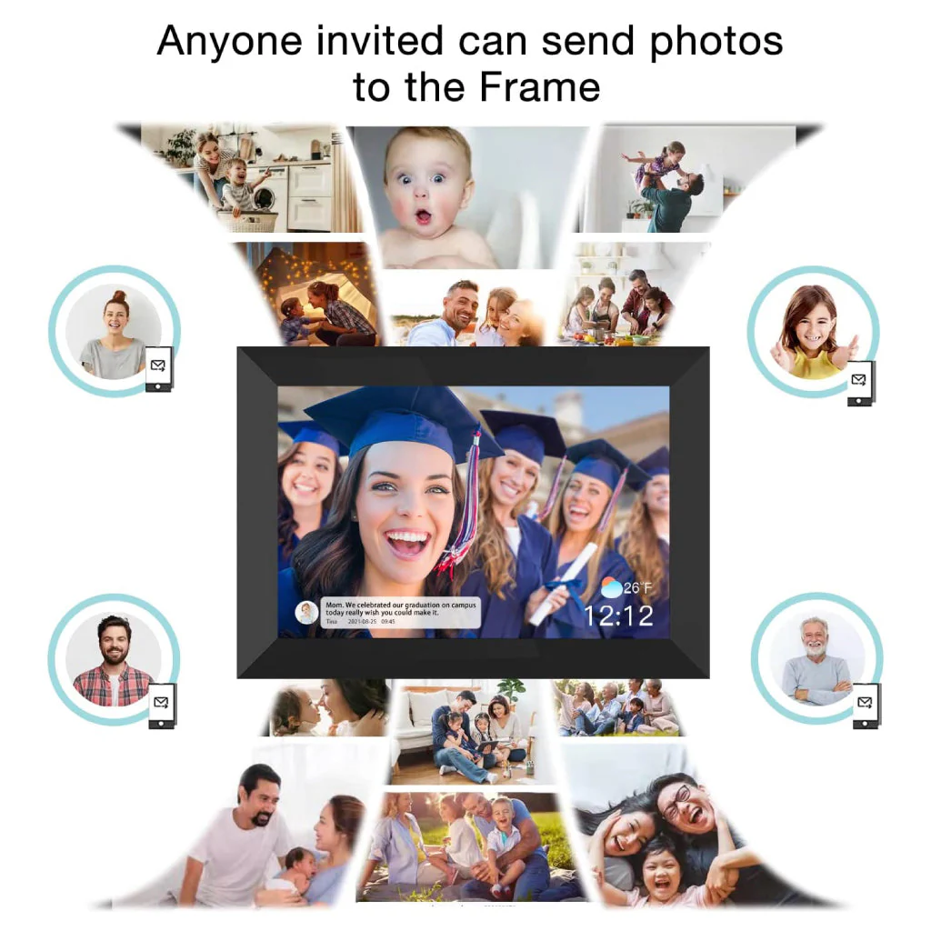 TECPHILE - Scene 8 inch Smart WiFi Photo Frame - Image 4