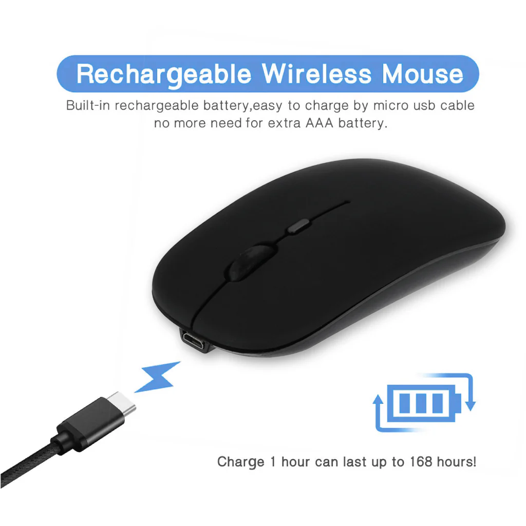 TECPHILE - SM01 Dual Mode Wireless Mouse (Bluetooth + USB) - Image 20